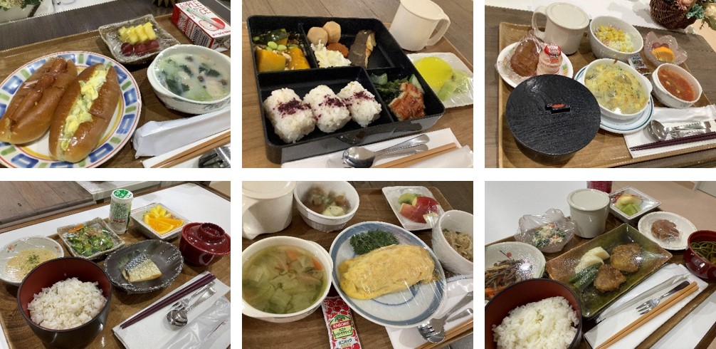 ある日のお食事（朝・昼・夕）